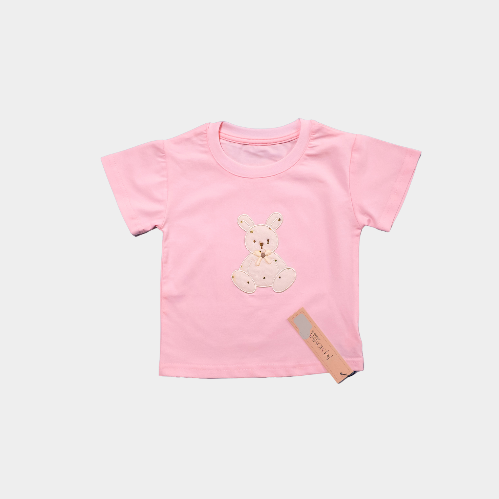 Pink Bunny T-Shirt | 1-6YRS
